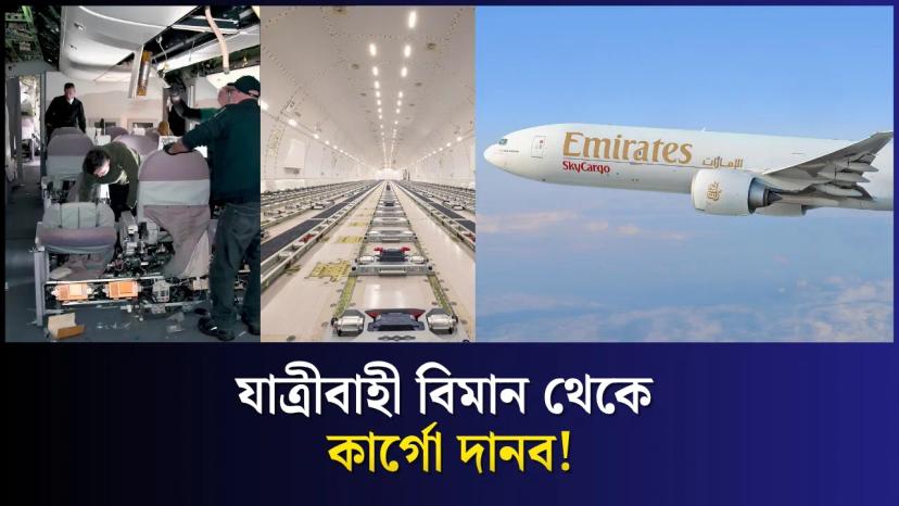 কীভাবে তৈরি হলো এমিরেটসের নতুন বিশাল কার্গো বিমান?