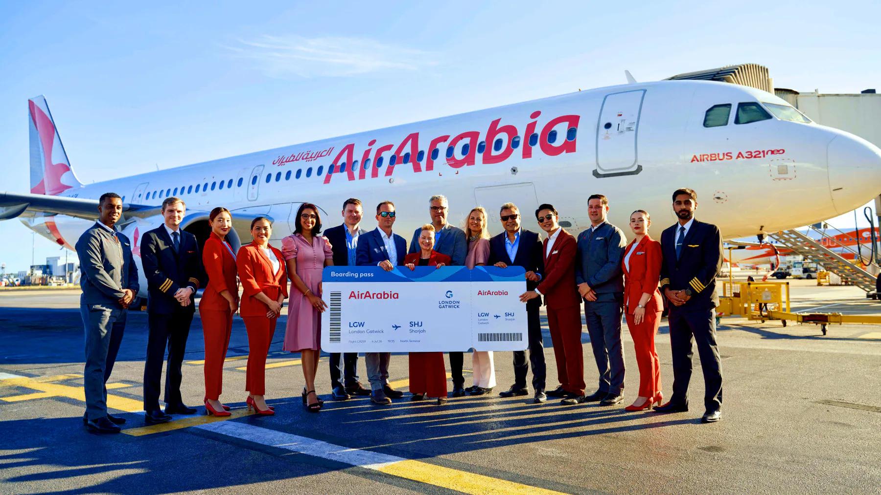 Air Arabia launches non-stop flights to London Gatwick from Sharjah