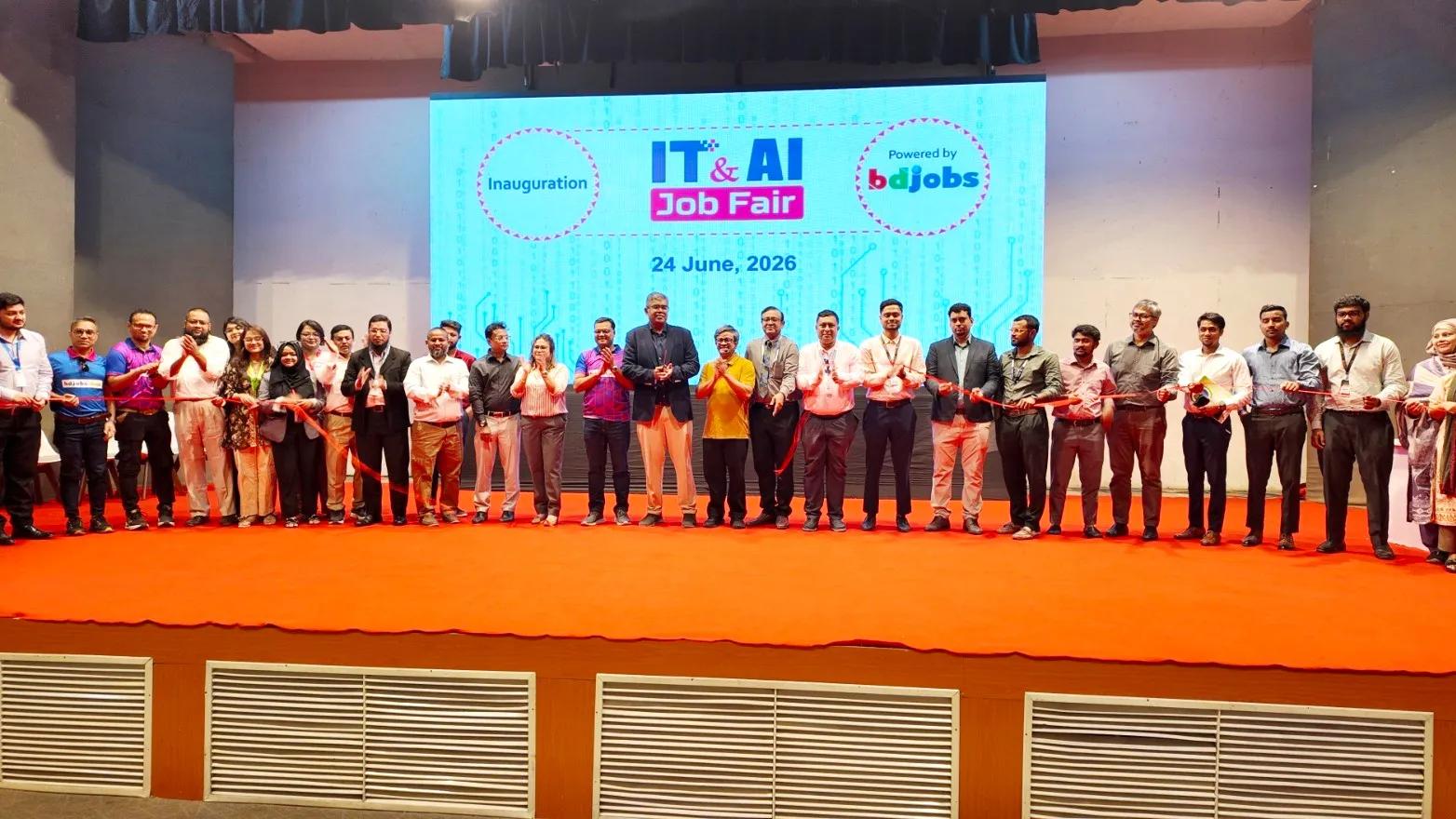 Thousands flock to IT & AI Job Fair in Dhaka