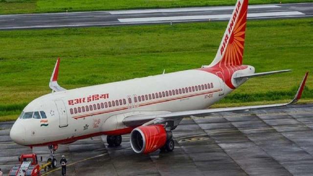 Passengers deplaned from Air India flight at Delhi airport