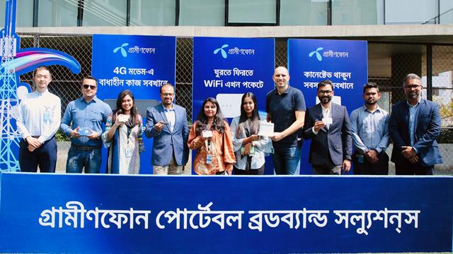 মোবাইল ব্রডব্যান্ড পোর্টফোলিও নিয়ে এল গ্রামীণফোন